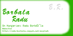 borbala radu business card